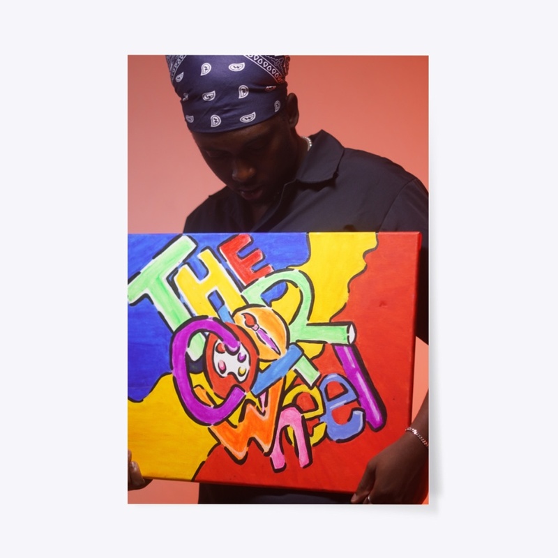  Justice The Painter: Color Wheel Poster