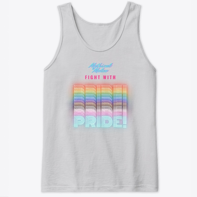 Fight with Pride - Neon Rainbow