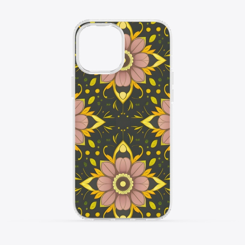Best Pink and yellow flower pattern.