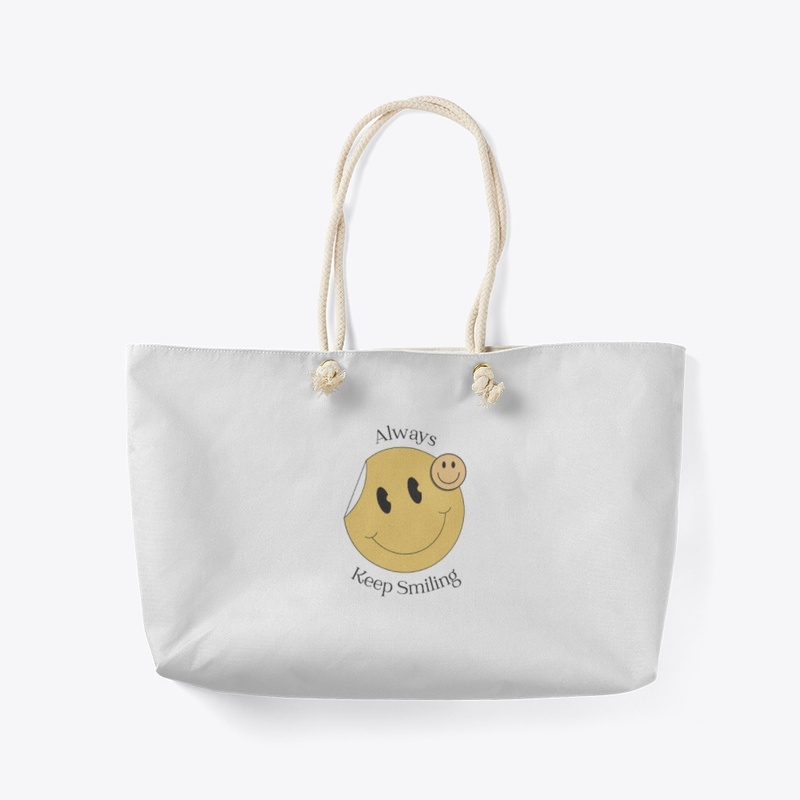 Keep smiling.