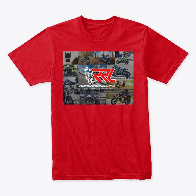Roadracing.Life Motos Red Race Tee