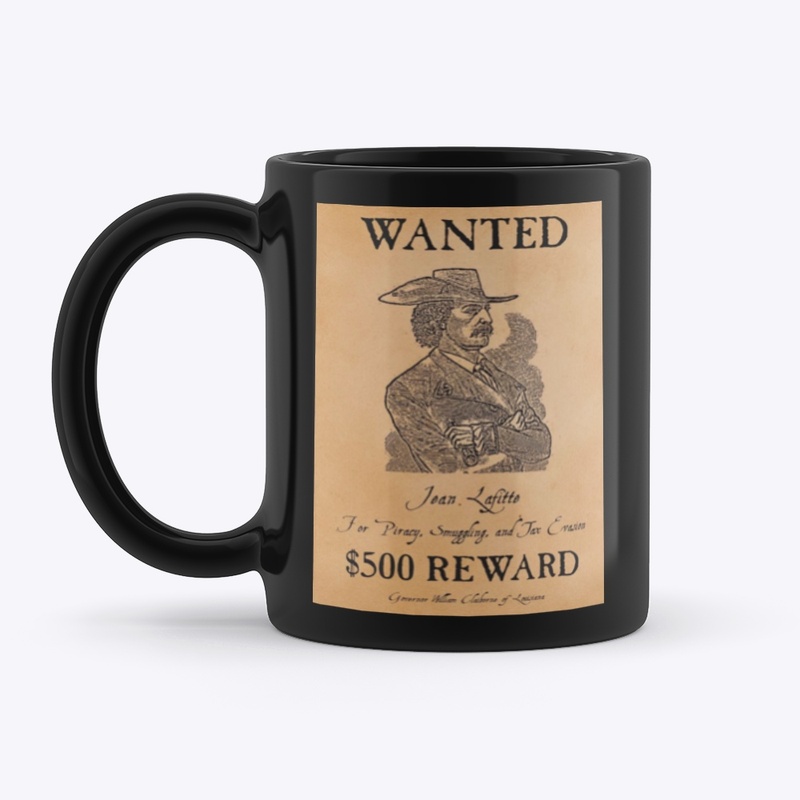 Jean Lafitte Wanted Poster