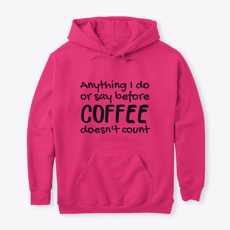 Coffee first.
