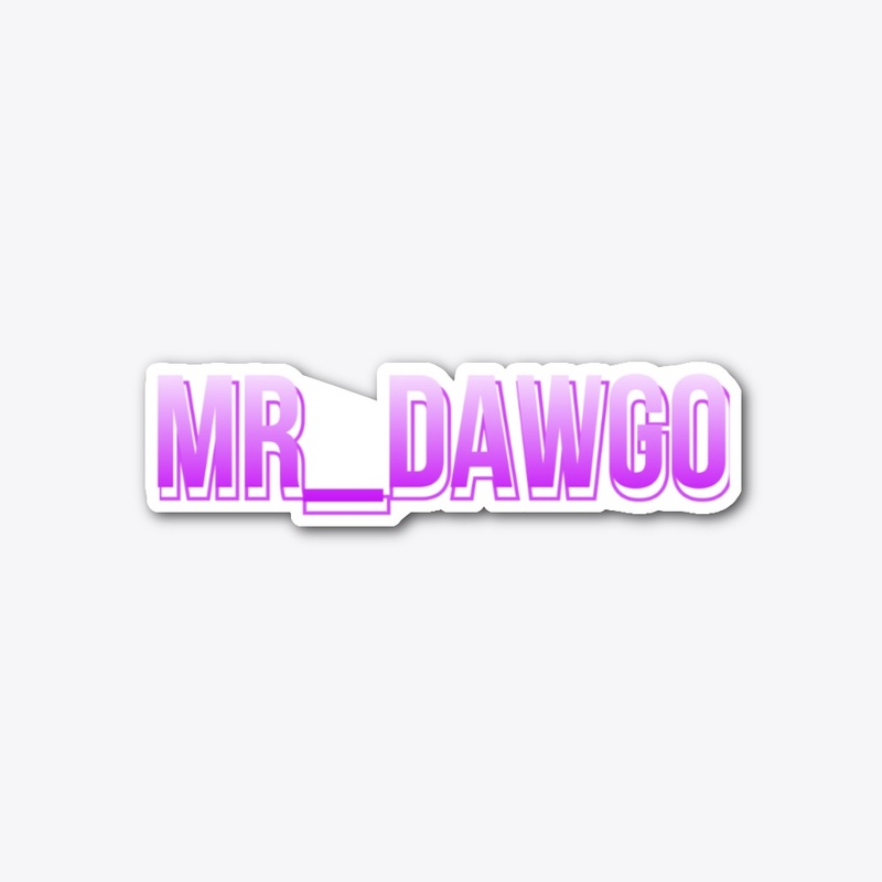 Offical Dawgo Cutout Sticker