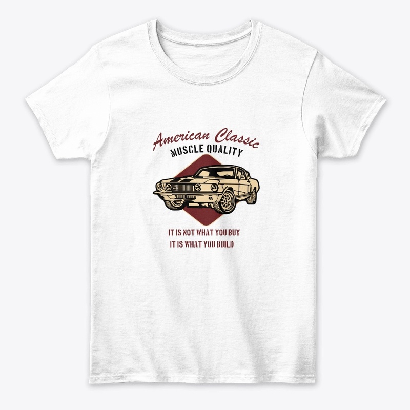 American Classic Muscle Car Shirt