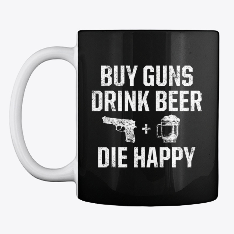 PATRIOTIC - BUY GUNS DRINK BEER M 0055