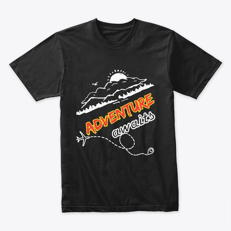"Adventure Awaits" for travel lovers