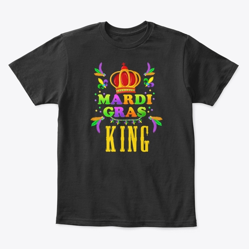Mardi Gras King Cute Shrove Tuesday Fans