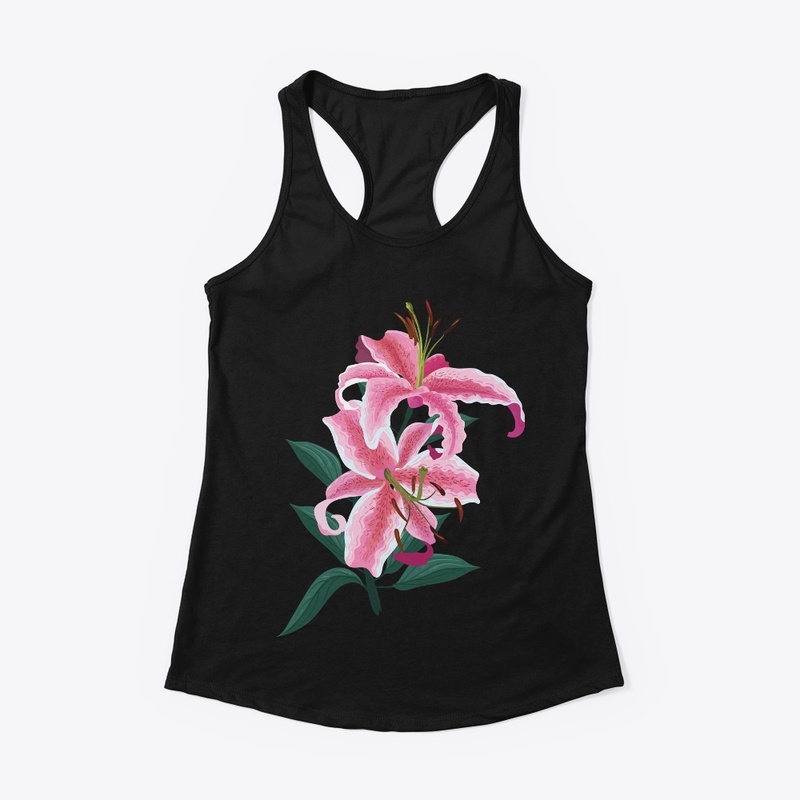 pink flower branch