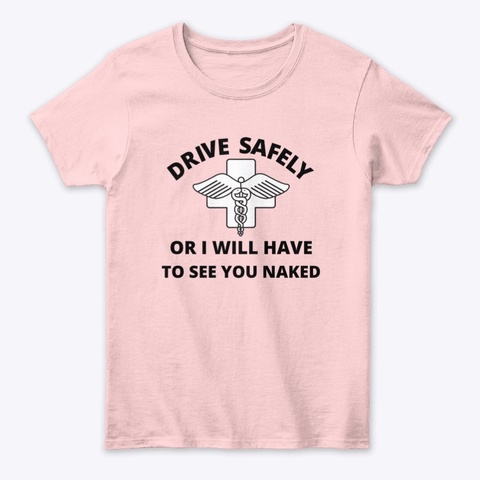 Image Not Opening Light Pink T-Shirt Front