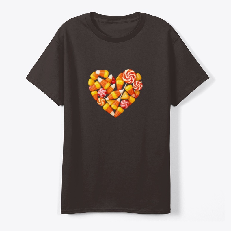 Sweet Candy Corn Heart