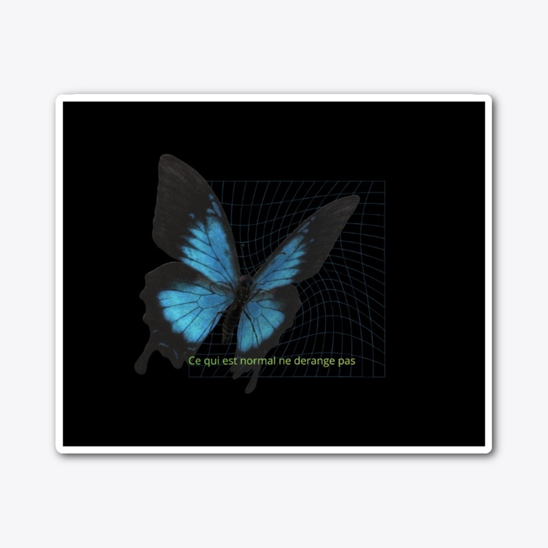 Papillon bleu