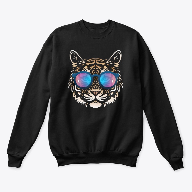 Cute Tiger in Sunglasses (Colored+sg06)