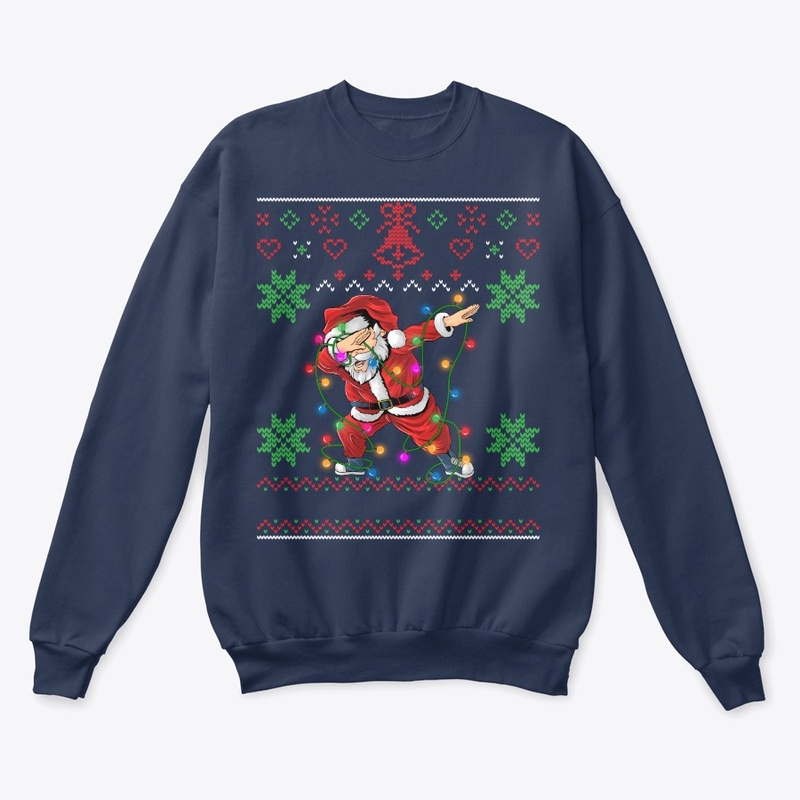 Dabbing Santa Ugly Christmas Design