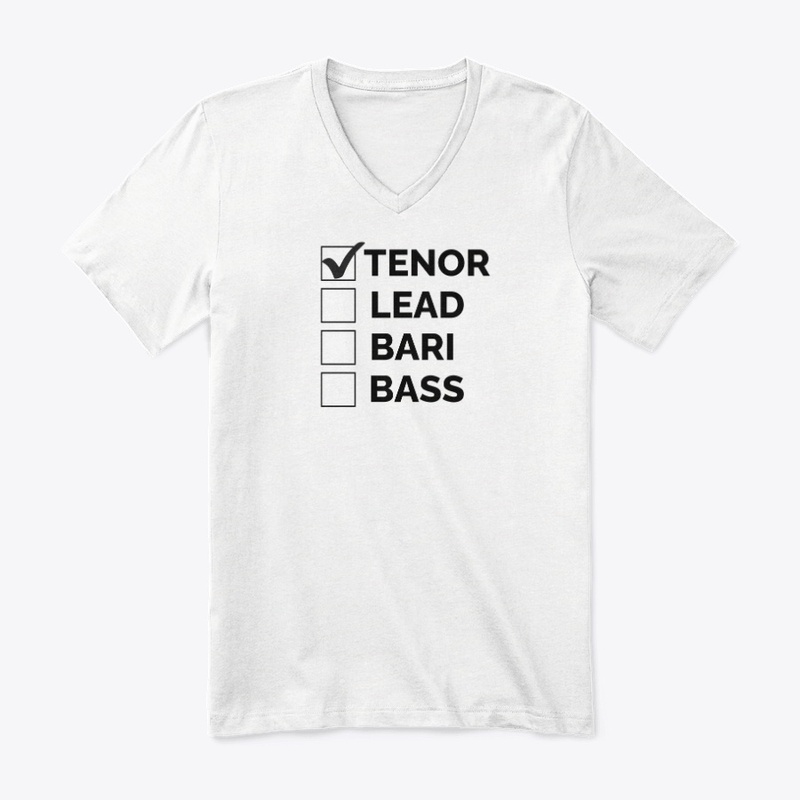Block Tenor Check Mark Black