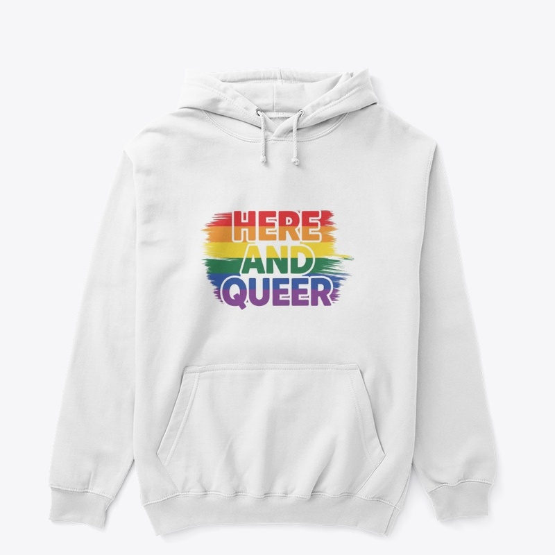 Here and Queer Pride Design 