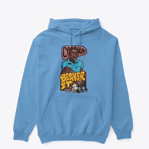 Beaver Street Gang Shirt Carolina Blue T-Shirt Front