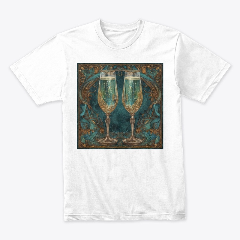 Teal Opulence - Golden Celebration
