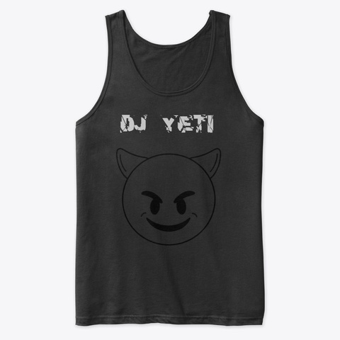 Dj Tank Top  Black T-Shirt Front