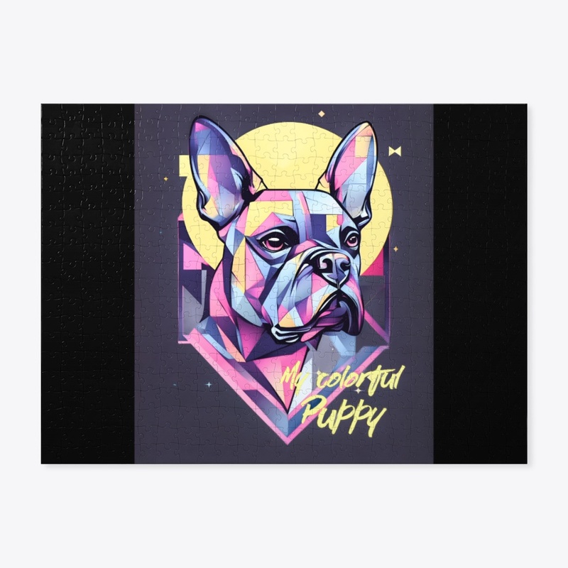 My colorful puppy