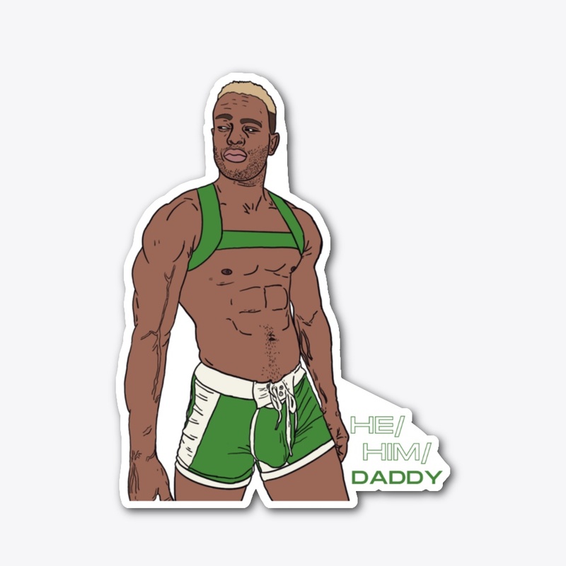 He/ Him/ Daddy Sticker