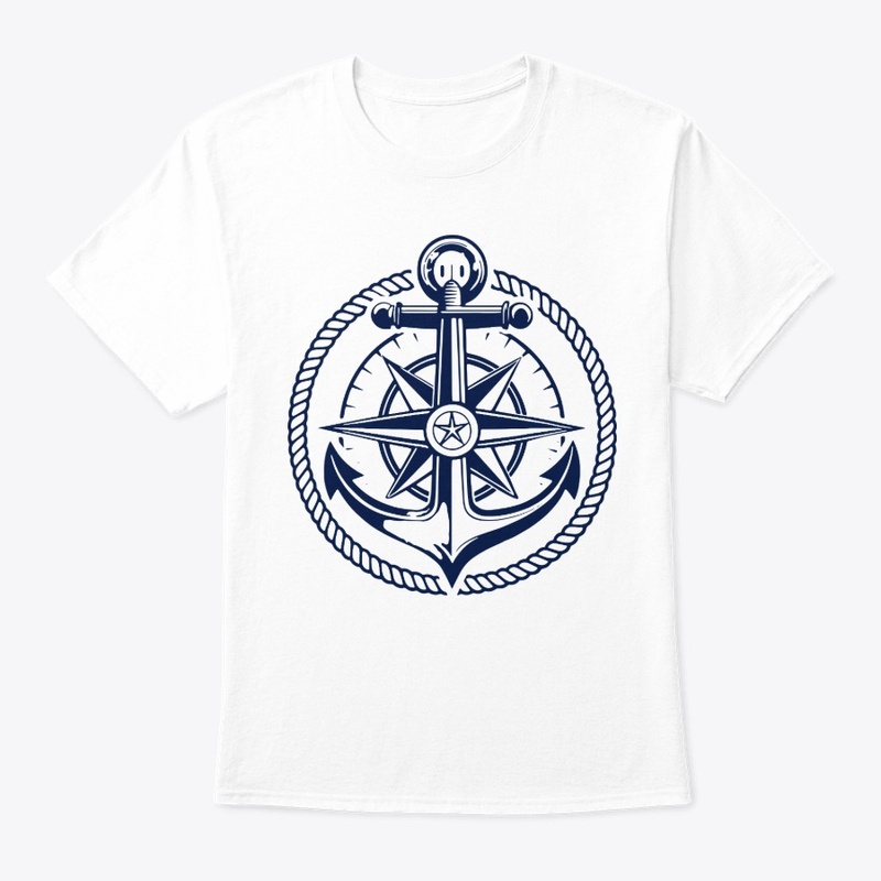 Vintage Maritime Nautical Anchor Compass