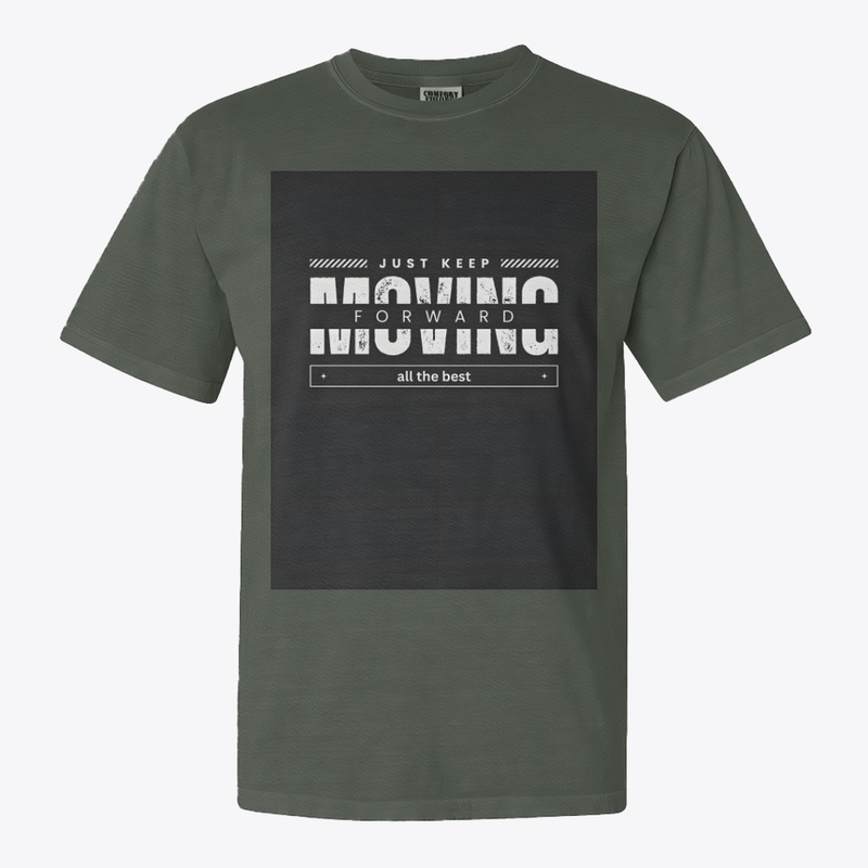 keep moving forward styled text products