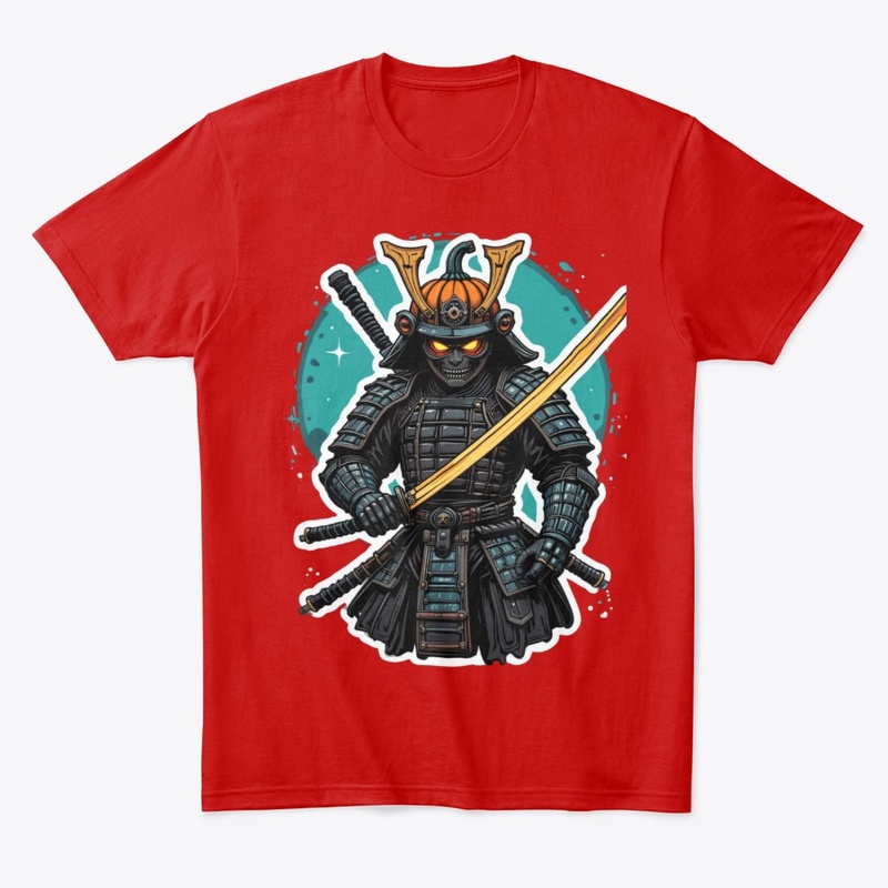 Samurai Pumpkin Warrior Tee
