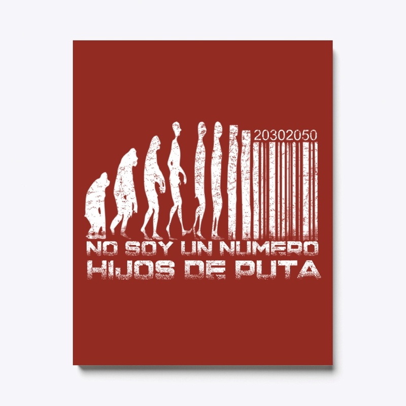 NO SOY UN NUMERO CODIGO DE BARRAS