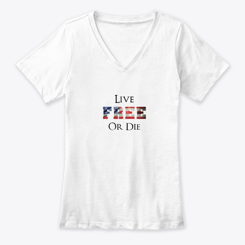 Live Free or Die (White)