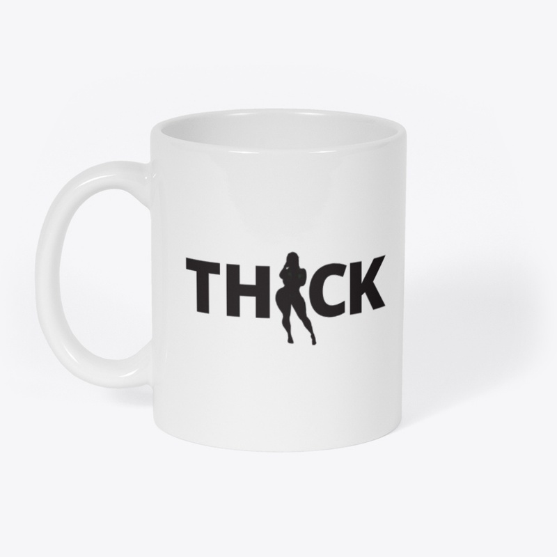 Thick - (BLK print tee)
