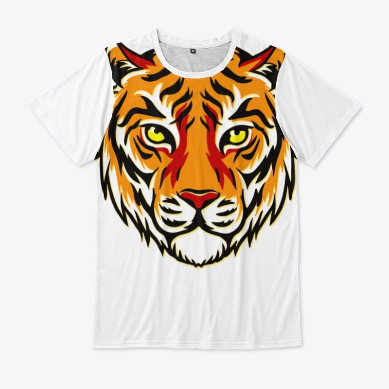 Tiger Stare All Over T-Shirt