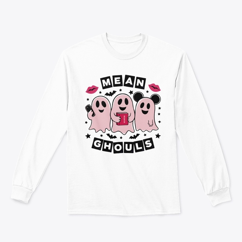 Mean Ghouls Cute Pink Ghost