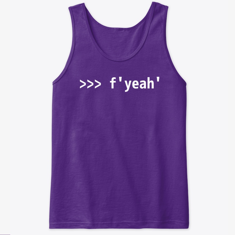 Funny Python Shell Code f'yeah'
