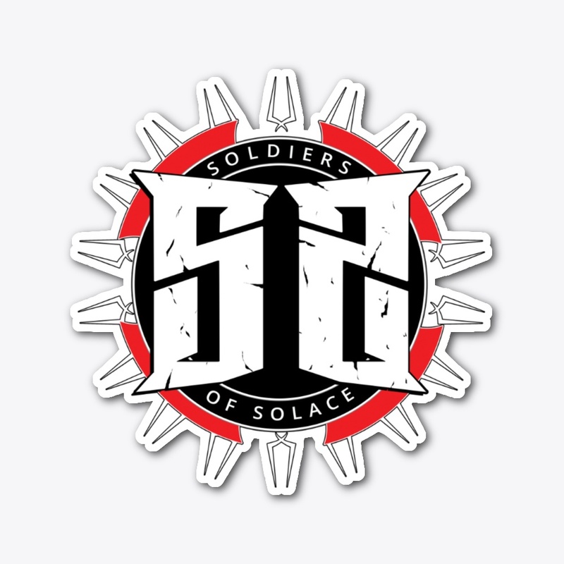 Die Cut Sticker SOS Logo Red & Black
