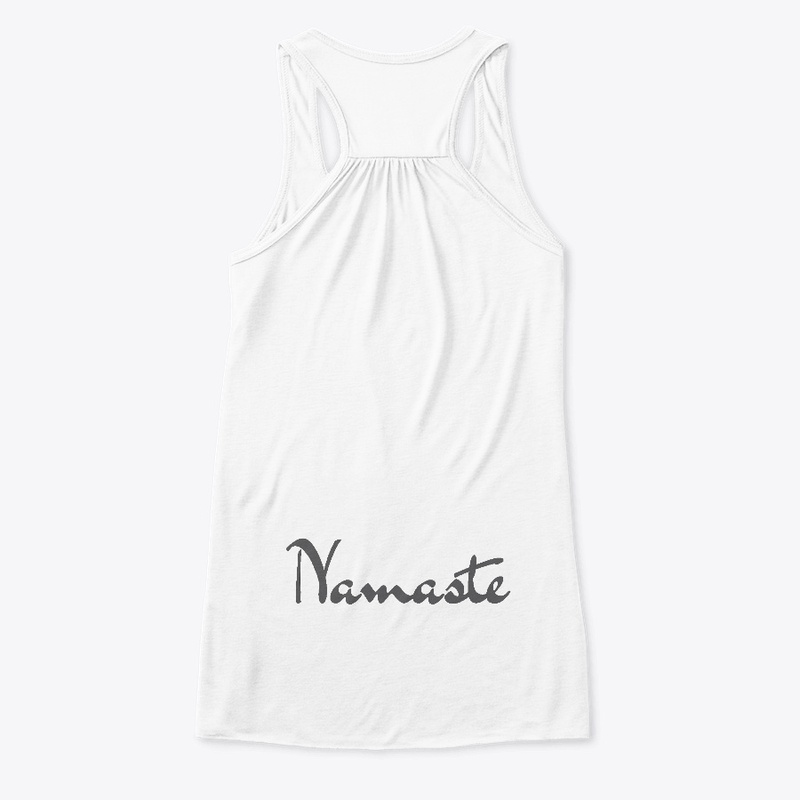 Yoga Tree Pose Tank in White