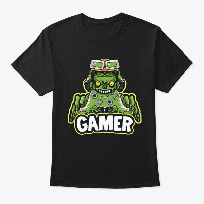 Funny Gamer Zombie Halloween Gaming