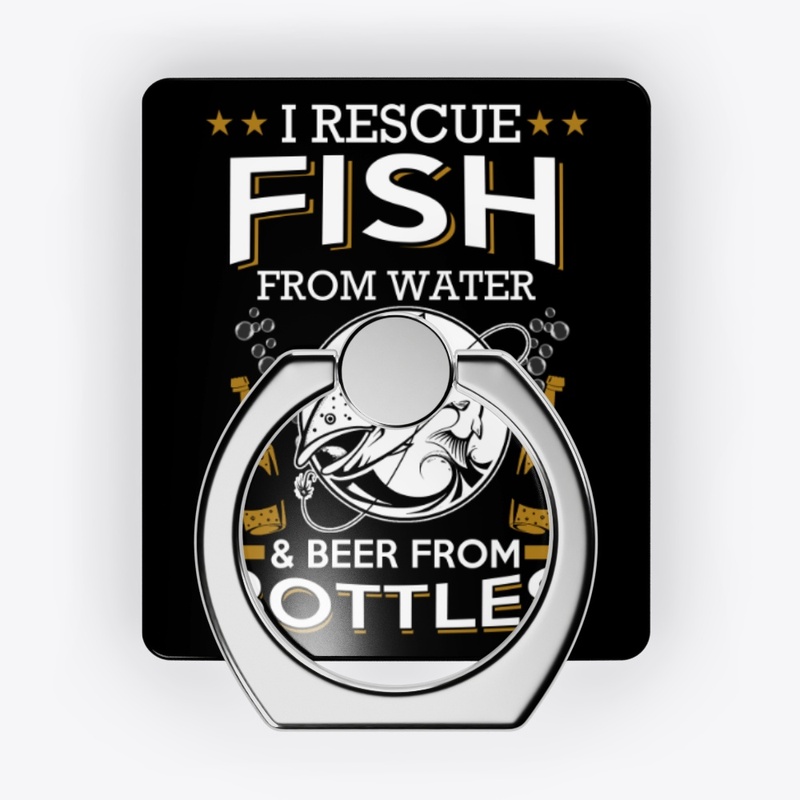 Hipster Collection Beer and Fishing