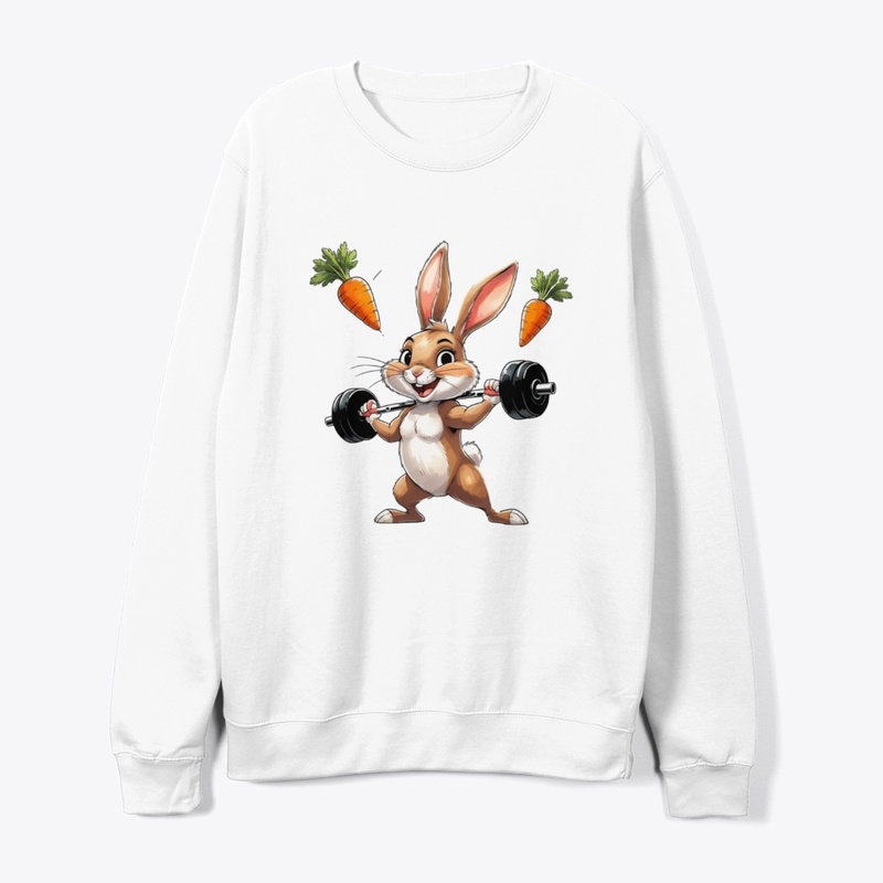 Buff Bunny – Funny Workout Rabbit 