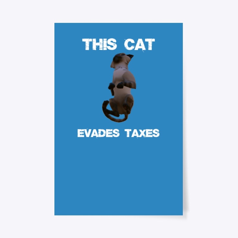 This cat evades taxes