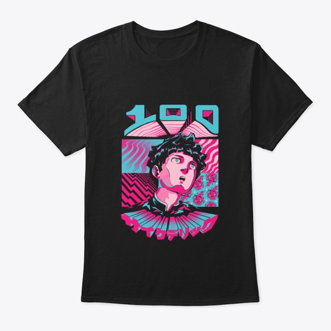 Psycho Head 100 Black T-Shirt Front