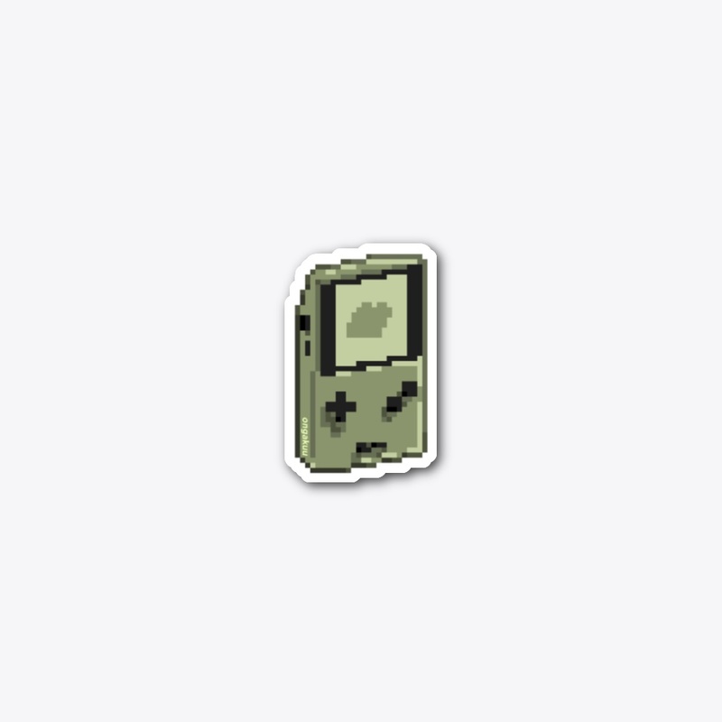 ongakuu 1989 Gameboy Sticker