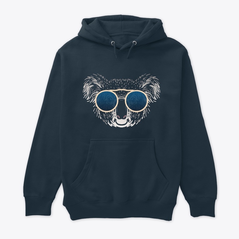 Cute Koala in Sunglasses (Colored+sg08)