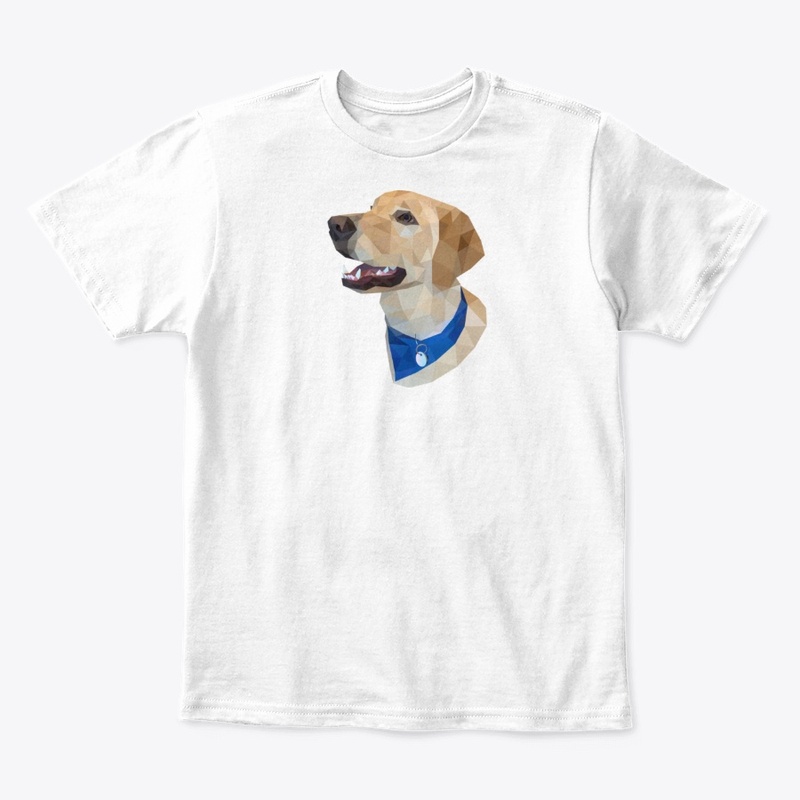 Geometric Art Golden Retriever Lab Mix