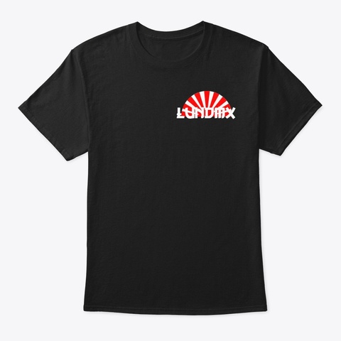 Land Of The Rising Sun Black T Black T-Shirt Front