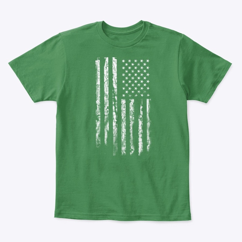 Distressed USA Flag Apparel