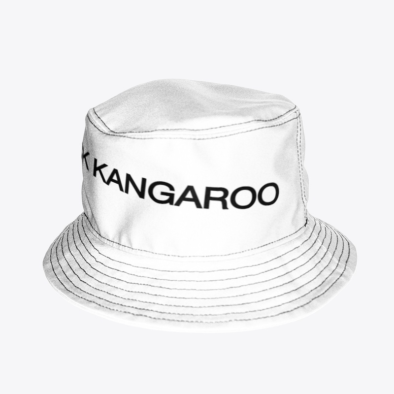 BLACK KANGAROO BUCKET HAT