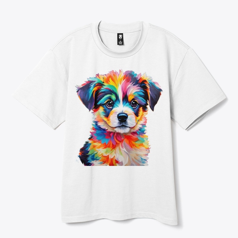 Koko Paws Tee: Vibrant Canine Style!