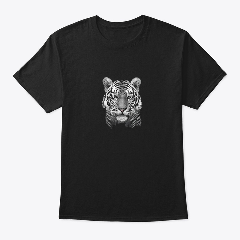 black and white tiger