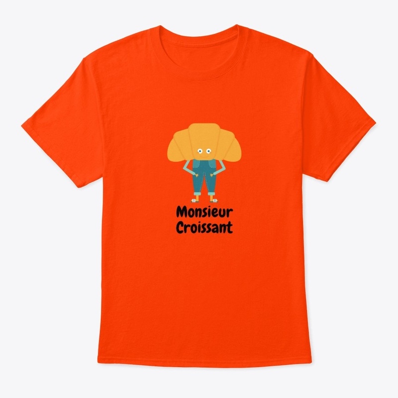 Monsieur Croissant France Paris Funny